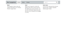 Tablet Screenshot of gargatron.com